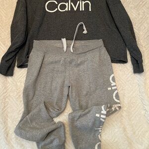 Calvin Klein Woman’s Gray Sweatpants